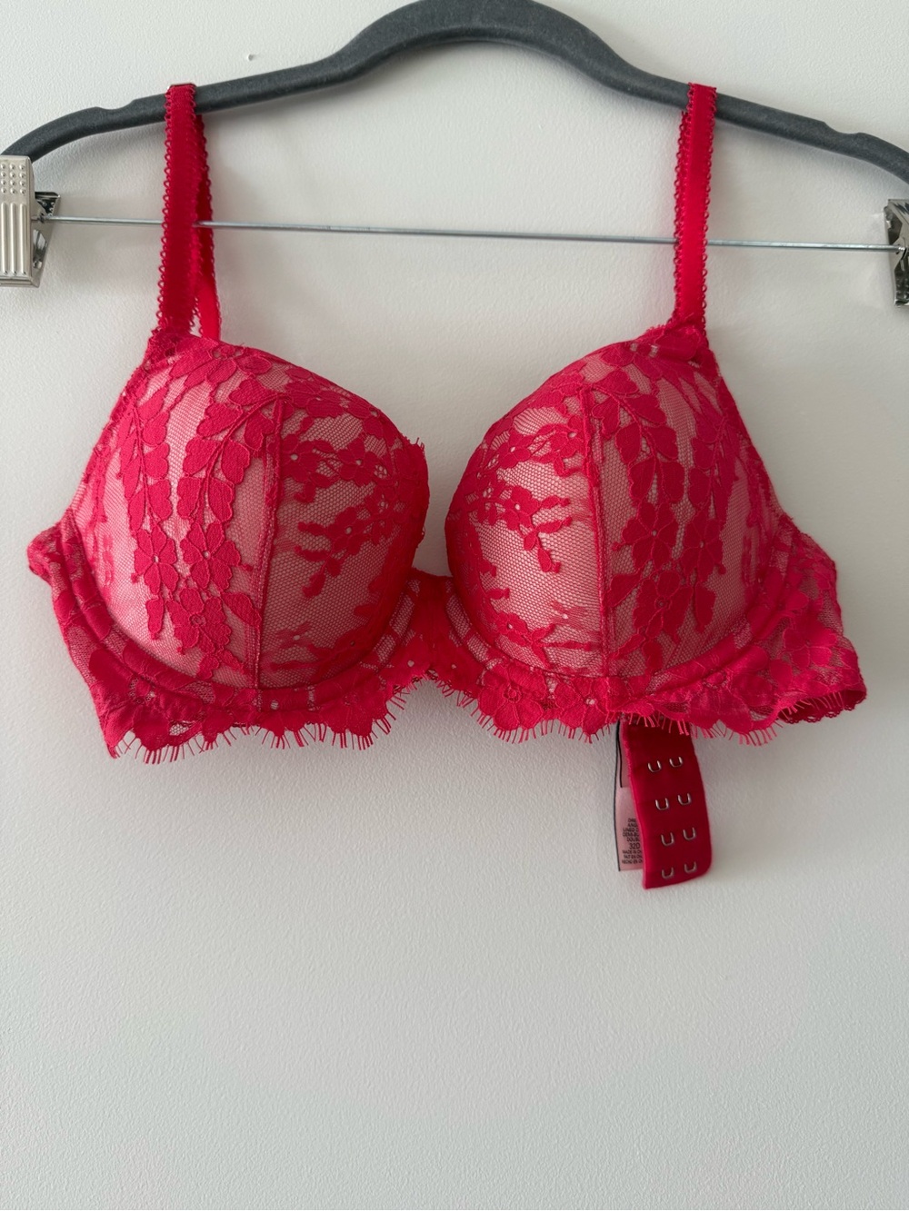 Victoria's Secret Red Lace Bra